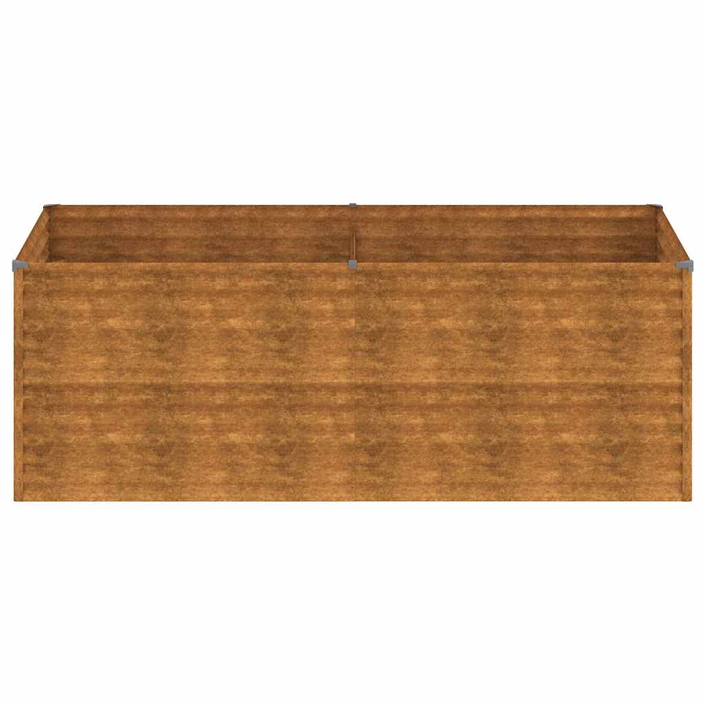 Jardinera De Acero Corten 196x100x69 Cm_3