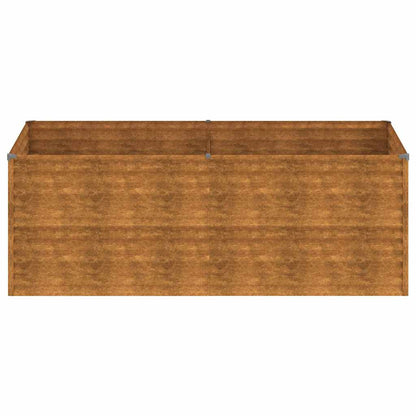 Jardinera De Acero Corten 196x100x69 Cm_3