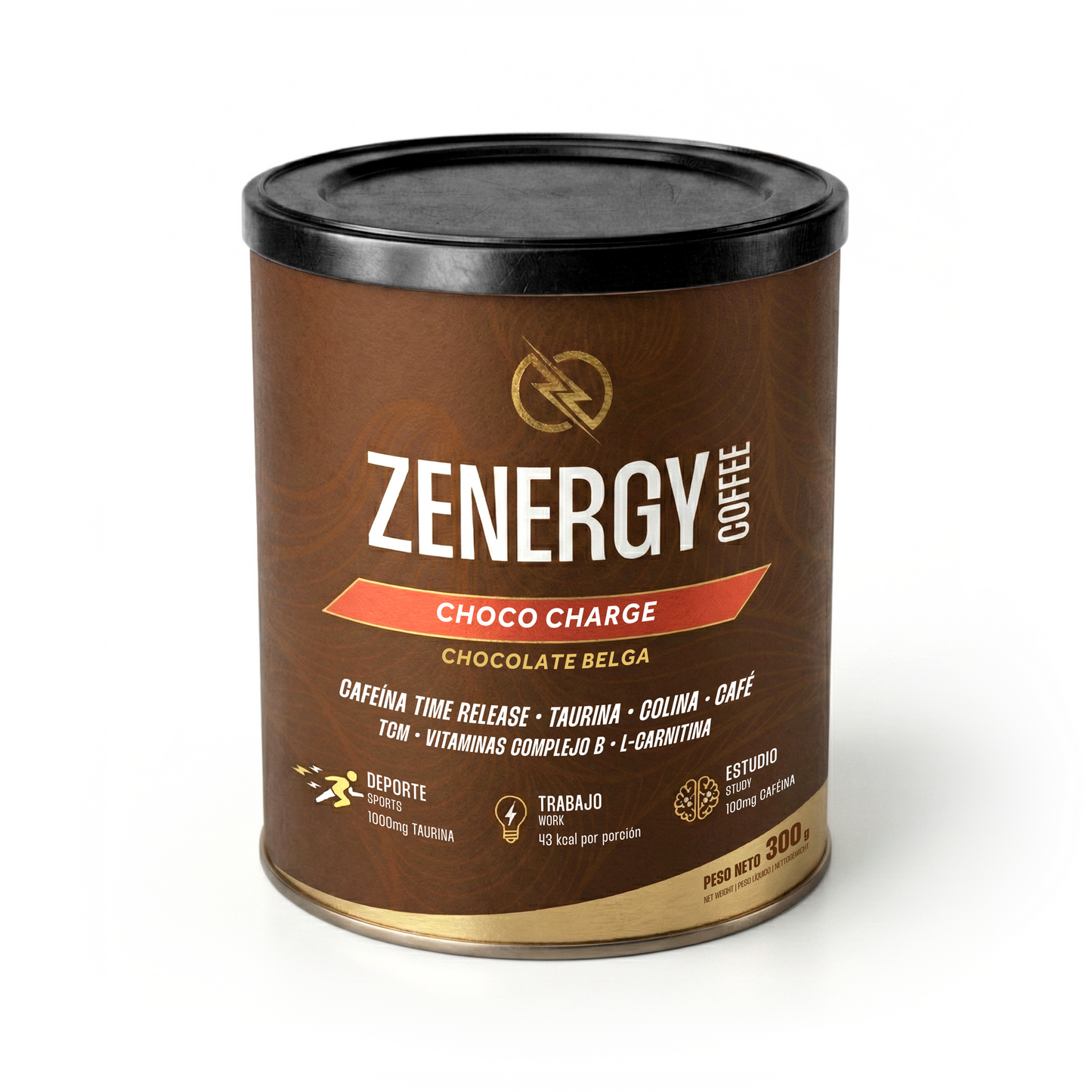 Zenergy Coffee Choco Charge Chocolate Belga 300g_0