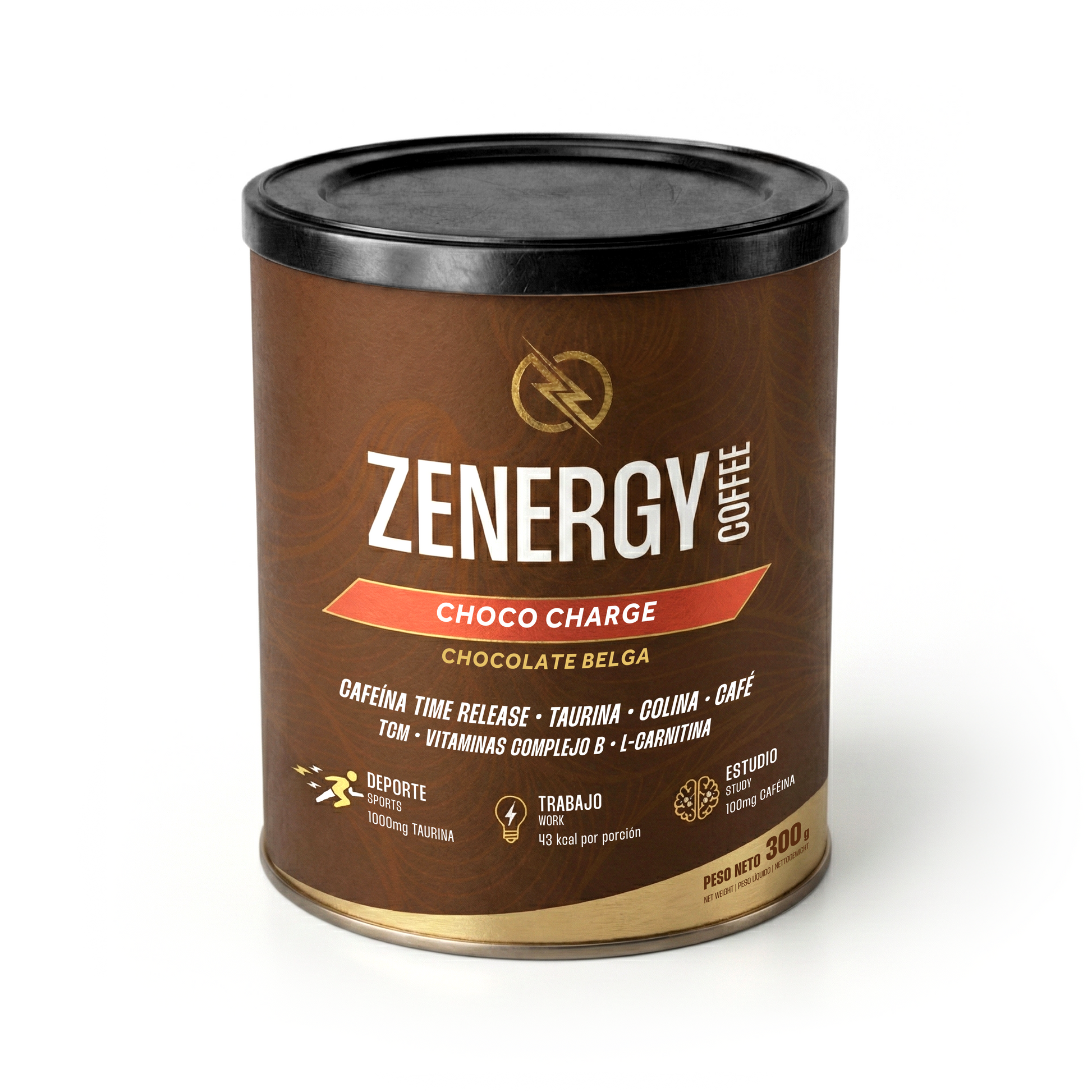Zenergy Coffee Choco Charge Chocolate Belga 300g_0