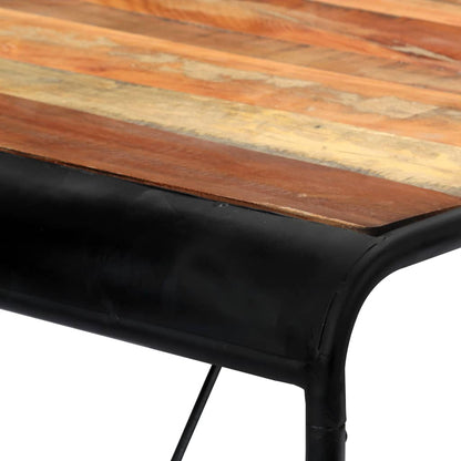 Mesa De Comedor De Madera Maciza Reciclada 180x90x76 Cm_3