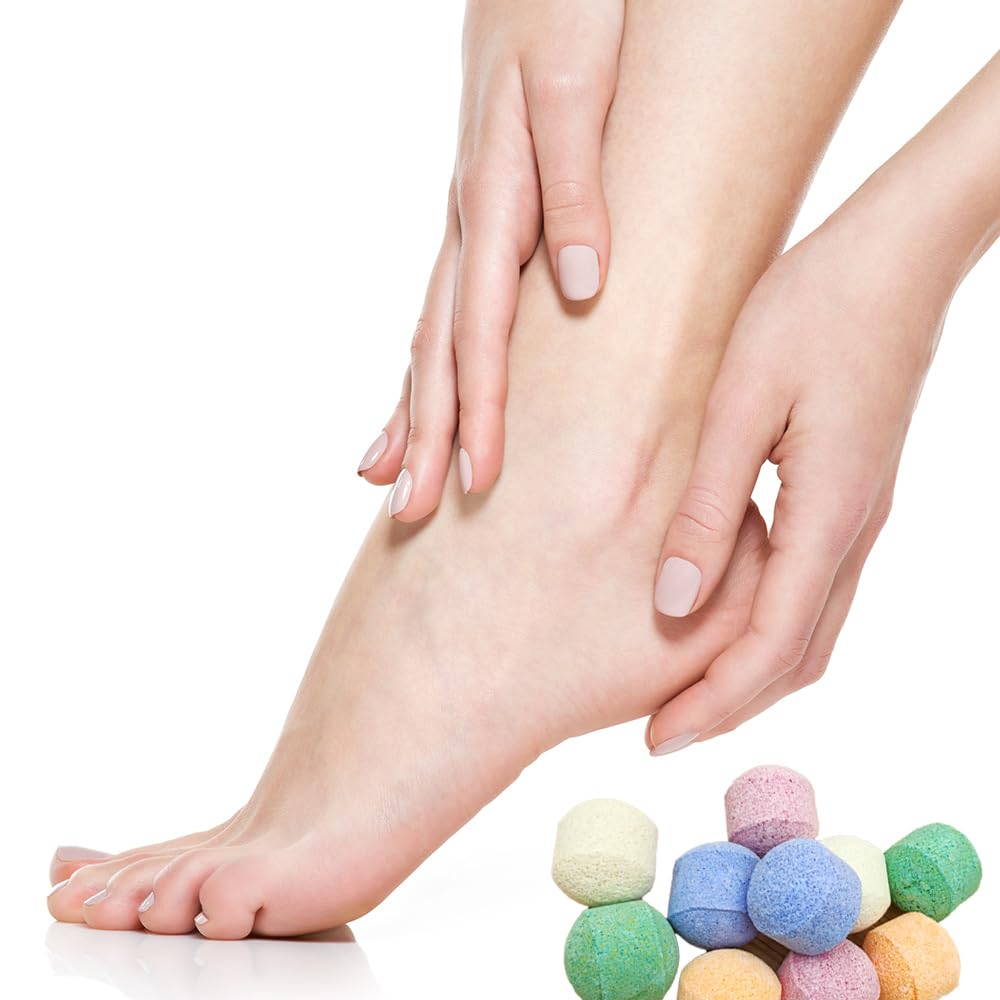 Tarro 7 Mini Bombas Efervescentes Para Manicura Y Pedicura - Ablandan Durezas, Uñas Y Cutículas - Aroma Cereza_3