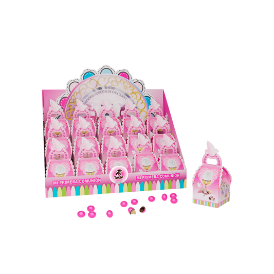 Caja Comunión Rosa 15u_0