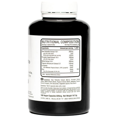 Saw Palmetto 3000 mg 180 cápsulas vegan Hivital