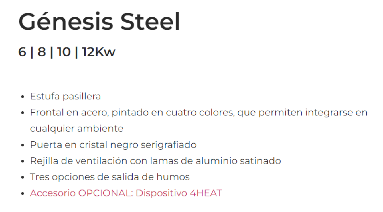 Bricosol Estufa De Pellets Genesis Steel 10 Negro De Ferlux_1