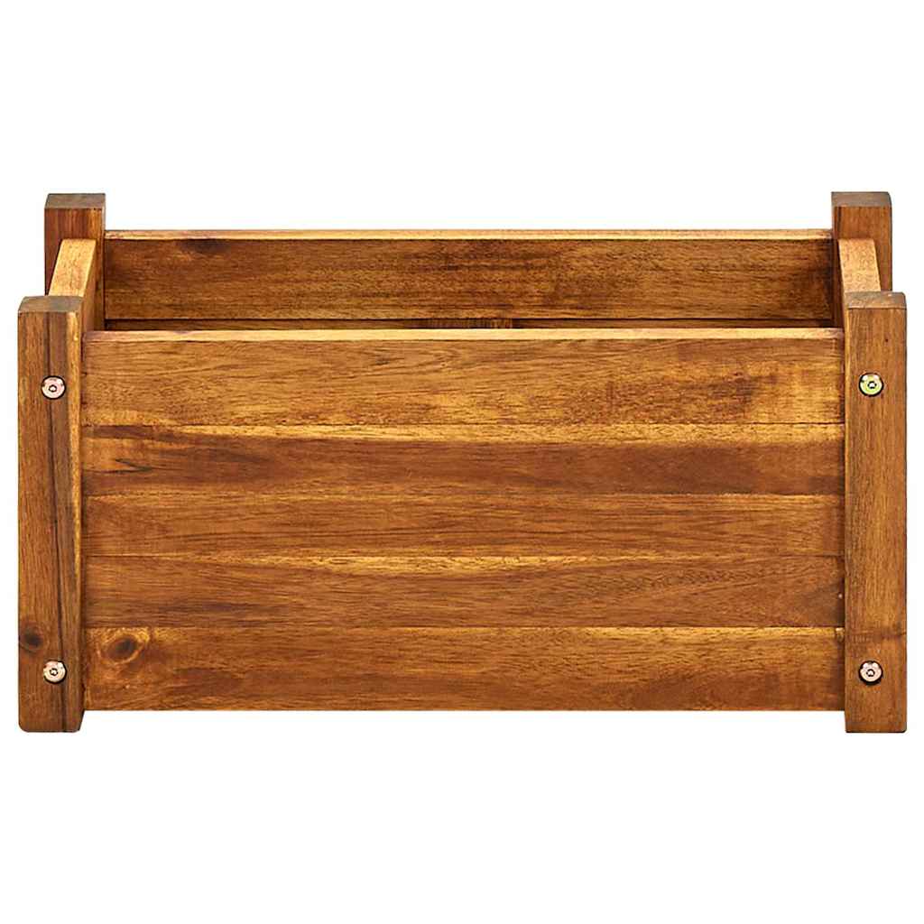 Arriate De Madera De Acacia 50x25x25 Cm_3