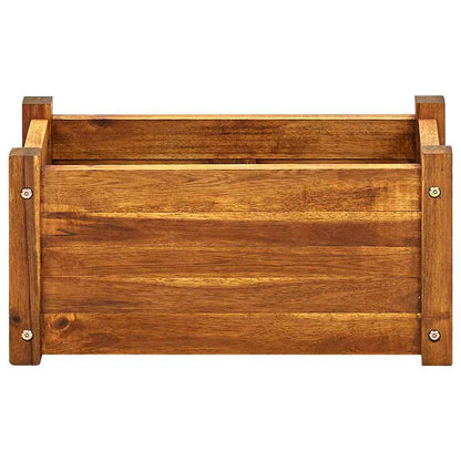 Arriate De Madera De Acacia 50x25x25 Cm_3