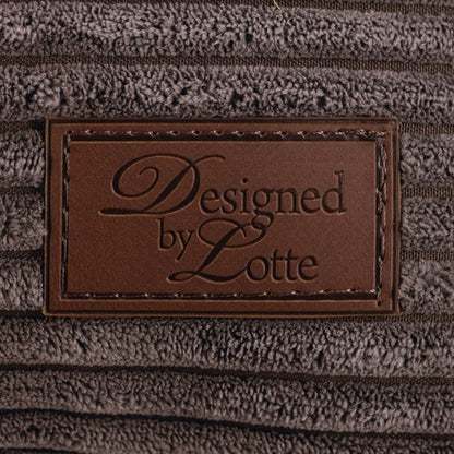 Designed By Lotte Cesta Para Perros Estriada Marrón 65x60x20 Cm_3