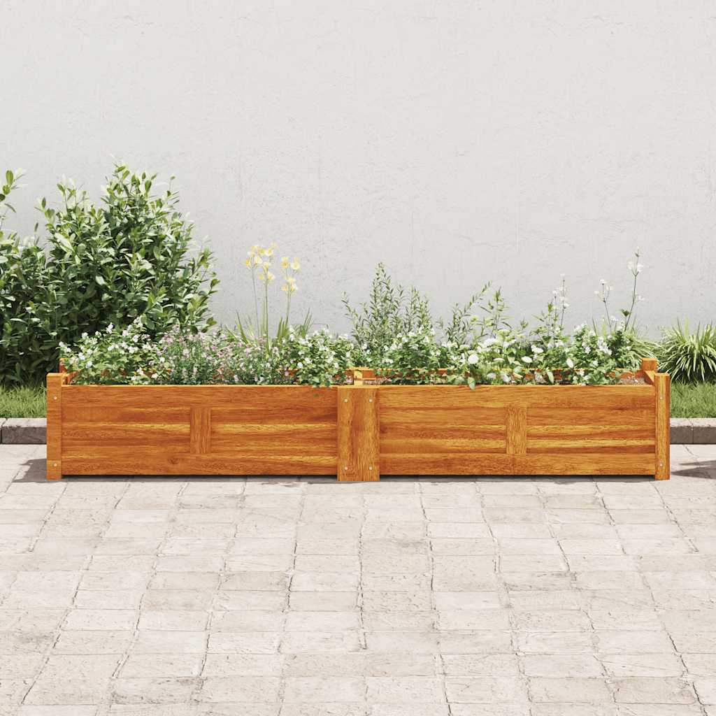Arriate De Jardín De Madera De Acacia 150x30x25 Cm_2