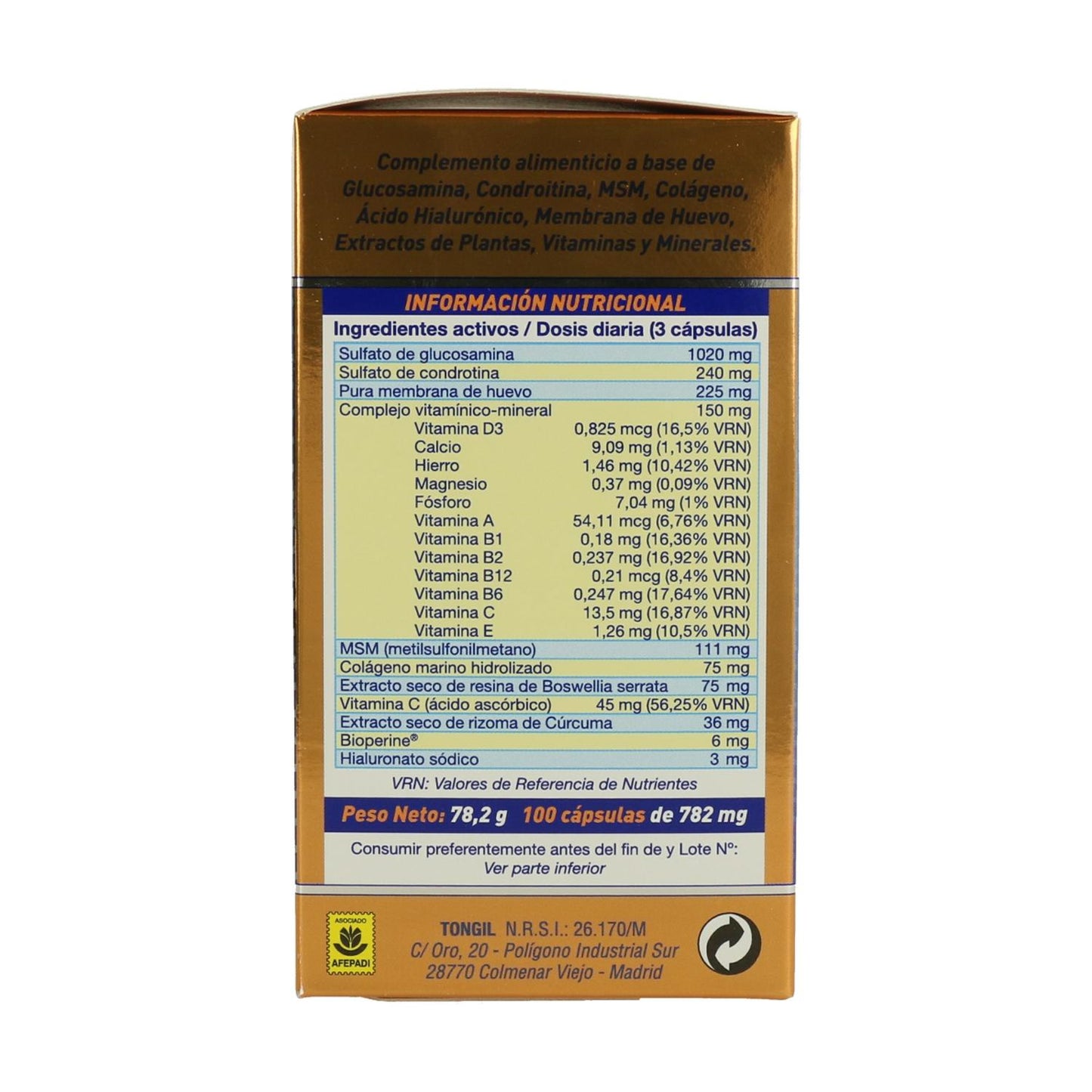 Pack 2x Nivelflex Tongil 782 mg 100 cápsulas