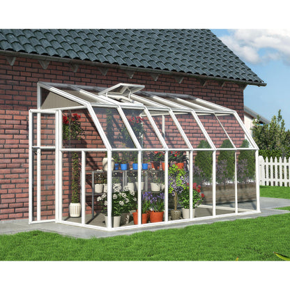 Pérgola fechada para solário 386x200 cm 