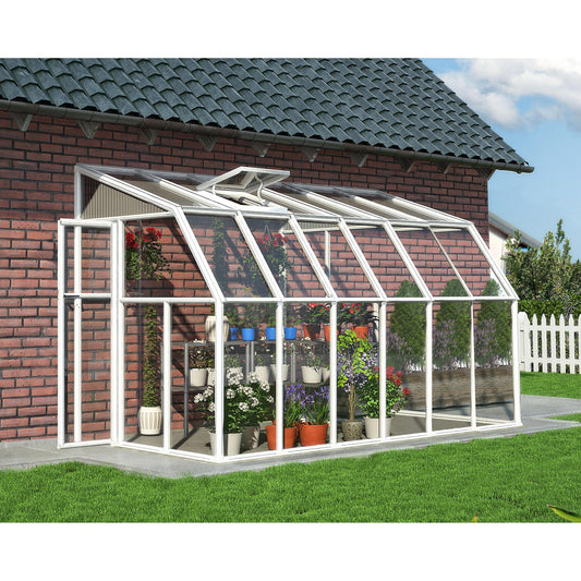 Pérgola fechada para solário 386x200 cm 