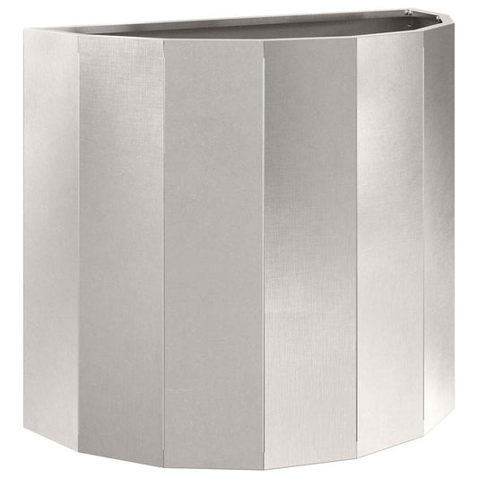 Jardinera Plateado 60 X 30 X 50 Cm Acero Inoxidable_0