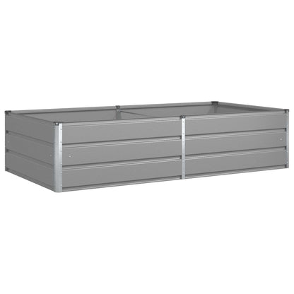 Jardinera Gris Claro 195 X 100 X 45 Cm Acero Galvanizado_0