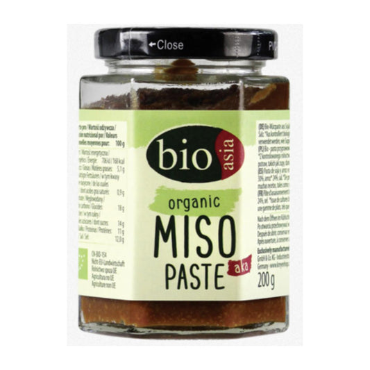 Pasta de sopa de miso biológico Bioasia (Aka) 200g