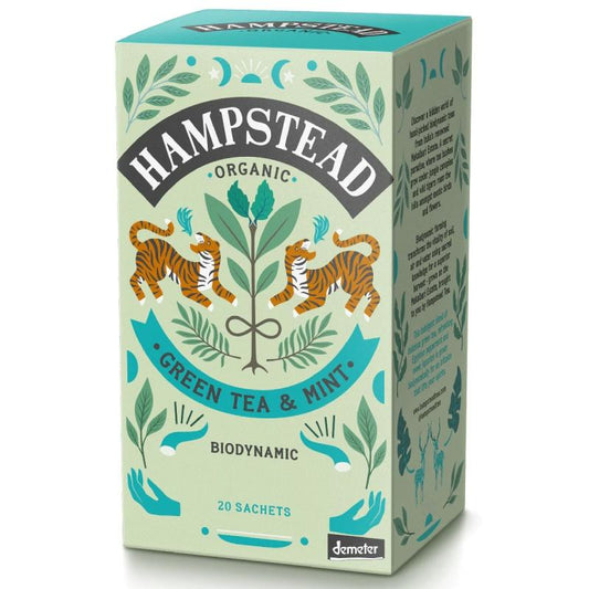 Chá Verde Hampstead Mint 20 saquetas