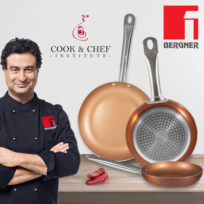 Set 3 Sartenes 20,24,28 Al Prens Professional Chef Copper Plus Bg_2
