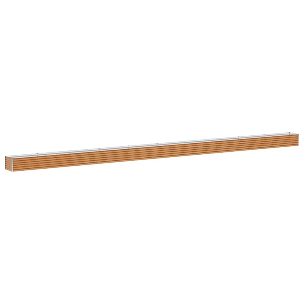 Arriate Elevado Marrón Claro 970 X 50 X 36 Cm Acero Galvanizado_0