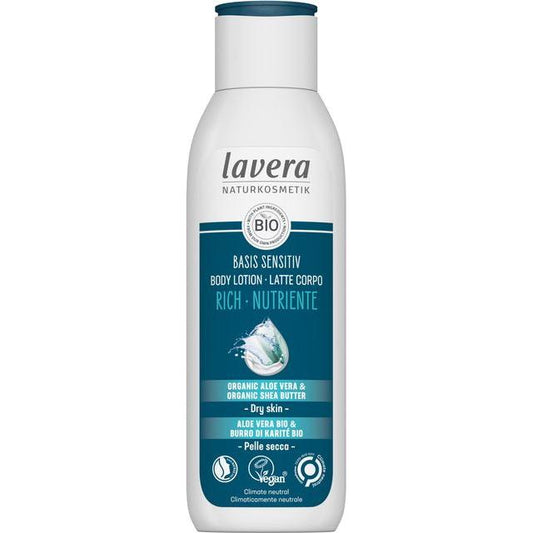 Loção Corporal Nutritiva e Rica Basis Sensitiv, Lavera 250 ml