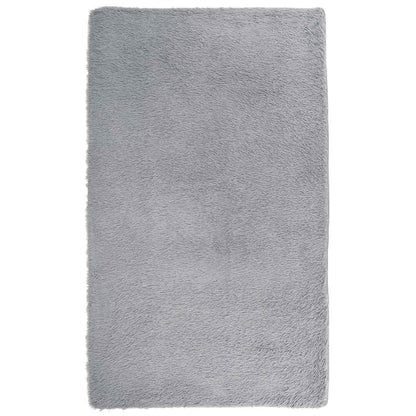 Vidaxl Alfombra De Pelo Largo Navarra Gris Claro 80x150 Cm Poliéster_0