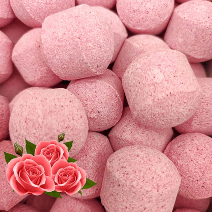 Pack 100 Bombitas Efervescentes. Alivian Pies Cansados, Refrescan E Hidratan - Pedicuras Y Manicuras - Aroma Rosas_2