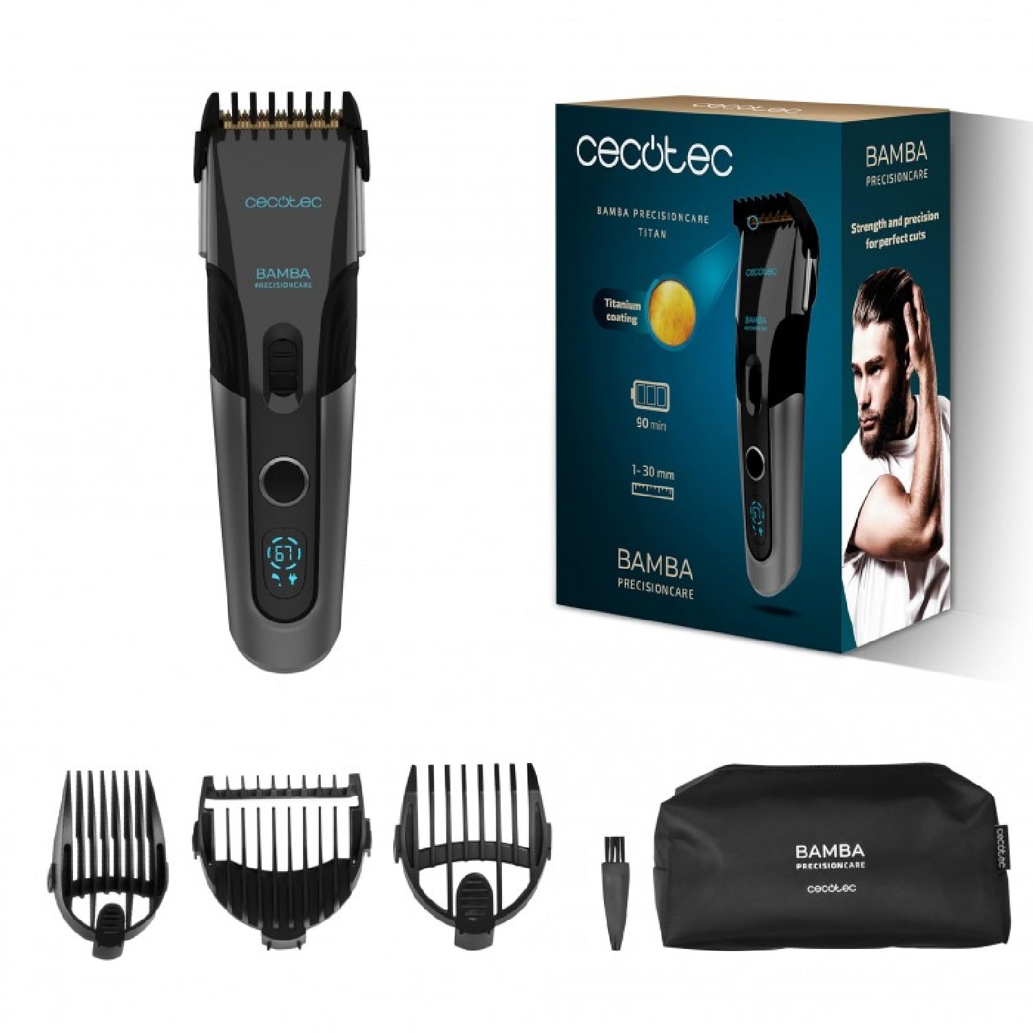 Cecotec Cortapelos Con Batería Precisioncare Titan_0