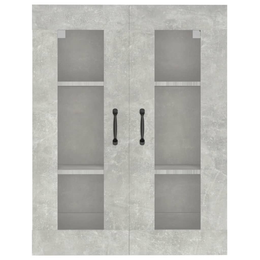 Armario Colgante De Pared Gris Hormigón 69,5x34x90 Cm / Vetonek_0