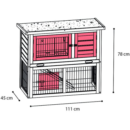 Flamingo Conejera Loft Urban 111x45x78cm_2