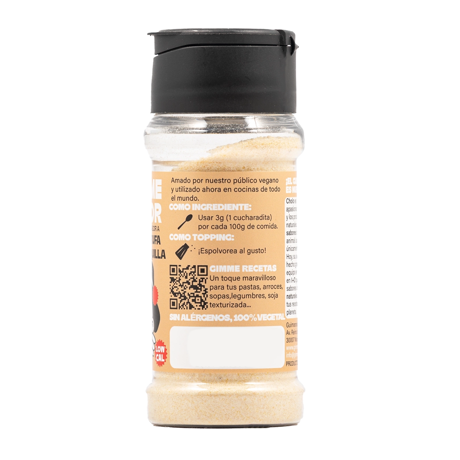 Sazonador vegetal sabor setas, trufa y mantequilla