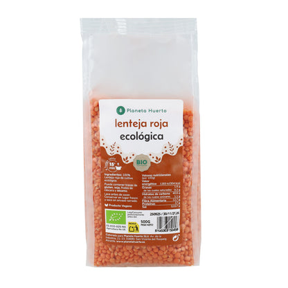 Lentilha Vermelha ECO Planeta Huerto 500 g