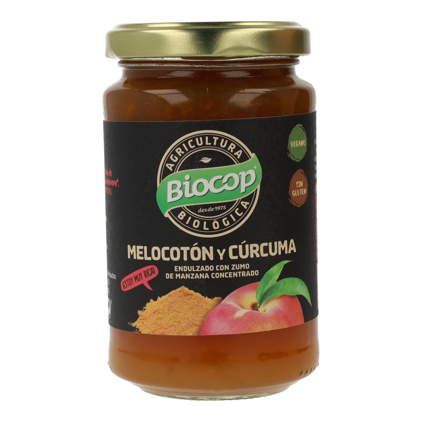 Biocop Compota de Pêssego e Cúrcuma 265 g