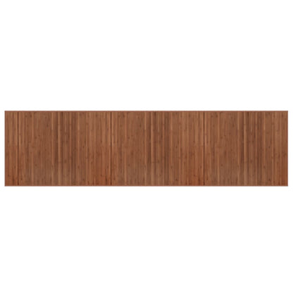 Alfombra Rectangular Bambú Marrón 80x300 Cm / Vetonek_5