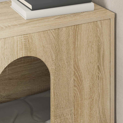 Casa Para Gatos Sonoma 51 X 30 X 52 Cm Madera De Ingeniería_3