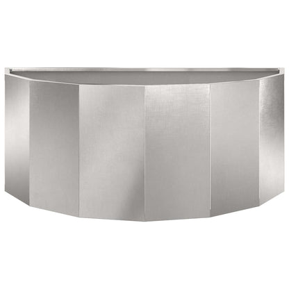 Jardinera Plateado 90 X 45 X 35 Cm Acero Inoxidable_4