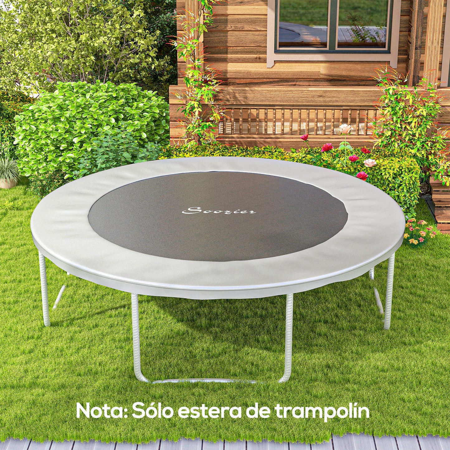 Sportnow Tapete De Repuesto Para Trampolín Redondo Ø262 Cm De 10 Pies Anti-uv_1