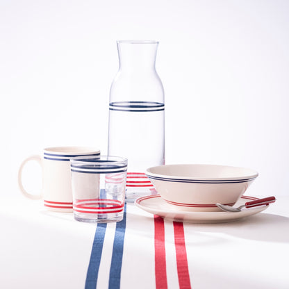 Set 2pzs Vasos De Cristal A Rayas 345ml El Ganso_2