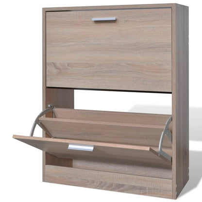 Mueble Zapaterocolor Roble Con 2 Compartimentos / Vetonek_3