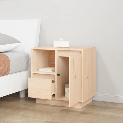 Mesitas De Noche 2 Uds Madera Maciza De Pino 50x34x50 Cm_2