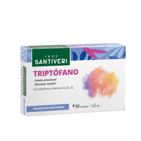 Triptofano com Vitaminas em Cápsulas Santiveri 30 cápsulas