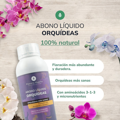 Fertilizante Líquido Planeta Huerto para Orquídeas 250 ml