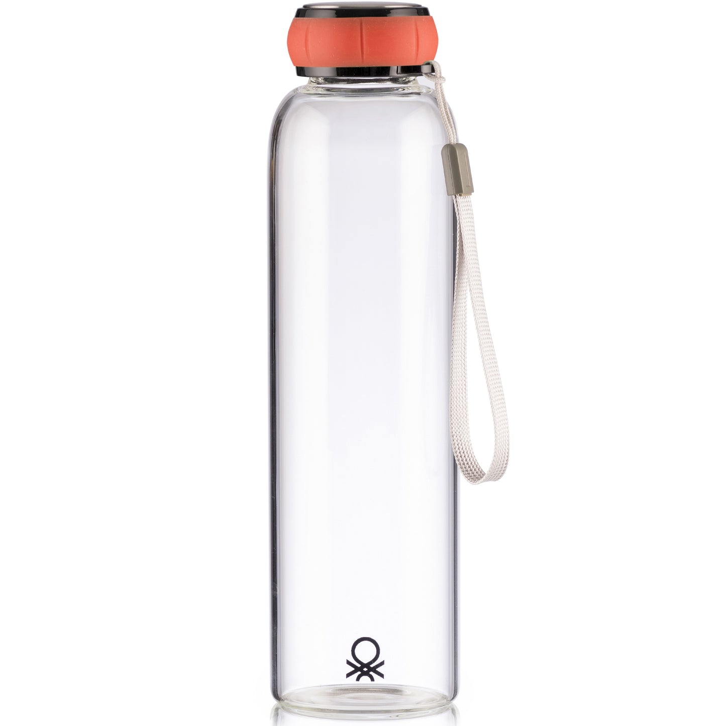 Set De 3 Unidades De Botella De Agua 550ml Borosilicato Tapa Roja Casa Benetton_3