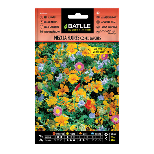 Sementes de mistura de flores de erva japonesa Batlle