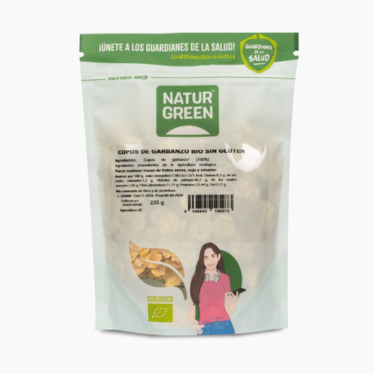 Flocos de Grão de Bico Naturgreen BIO 225 g