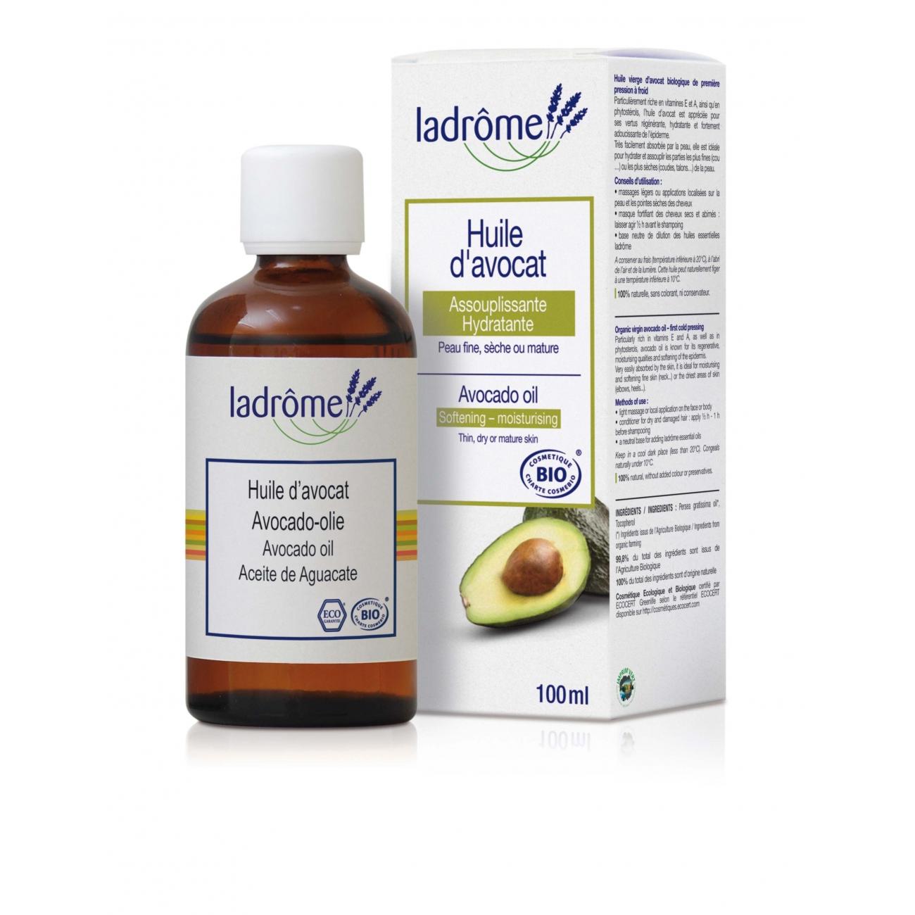 Óleo de massagem de abacate Ladrôme, 100ml