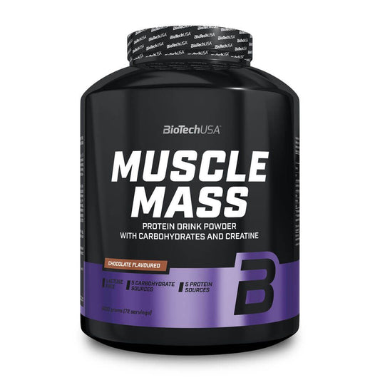 Muscle Mass - 4000g - Chocolate - Ganadores De Peso Con Proteína - Biotech Usa_0