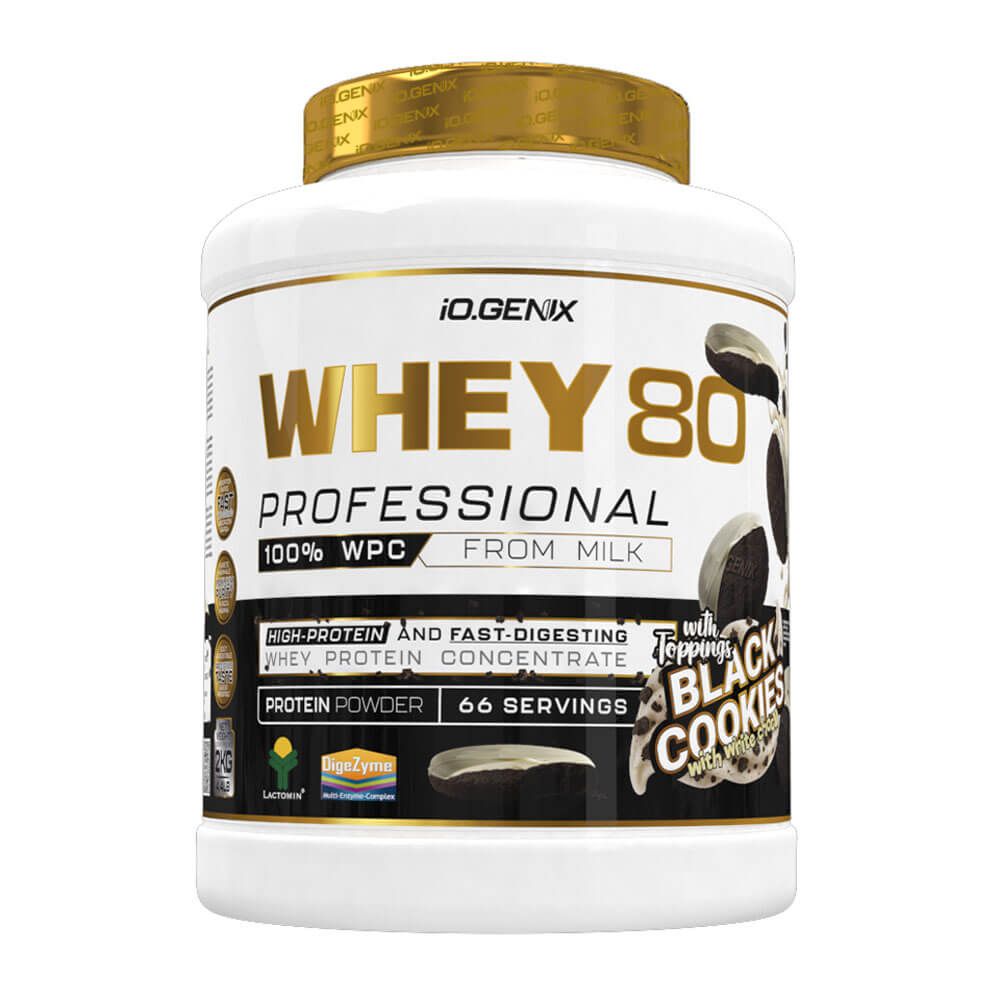 Whey 80 Profesional - 2kg - Black Cookies Y Chocolate Blanco - Proteina De Suero Whey - Io.genix_0