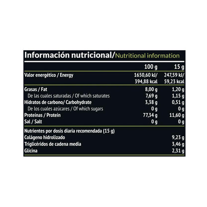 Elixir: Colagénio + Óleo MCT, 450 g Paleobull Elixir Baunilha 450 g