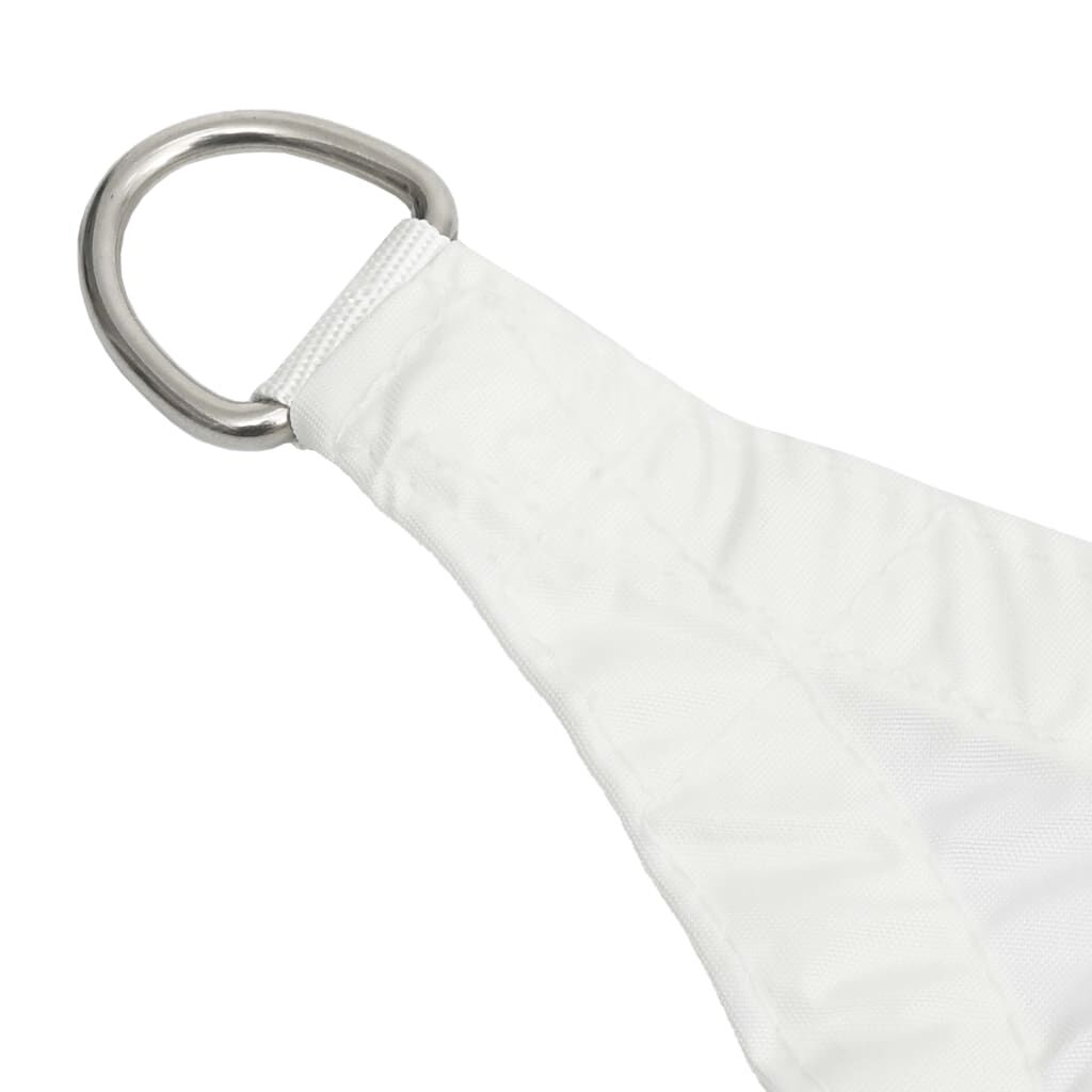 Vidaxl Toldo De Vela Trapezoidal Tela Oxford Blanco 4/5x4 M_3