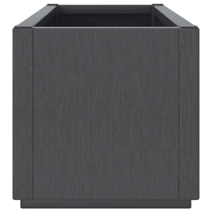 Caja De Flores De Jardín Gris Oscuro_5
