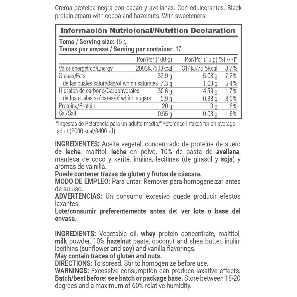 Protein Cream (crema Proteica) - 200g - Crema De Chocolate Y Avellanas - Deliciosa Crema De Proteína - Masmusculo Supple_4